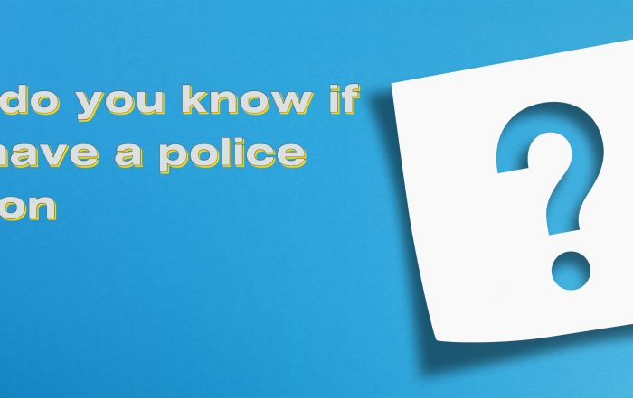 How do you know if you have a police caution
