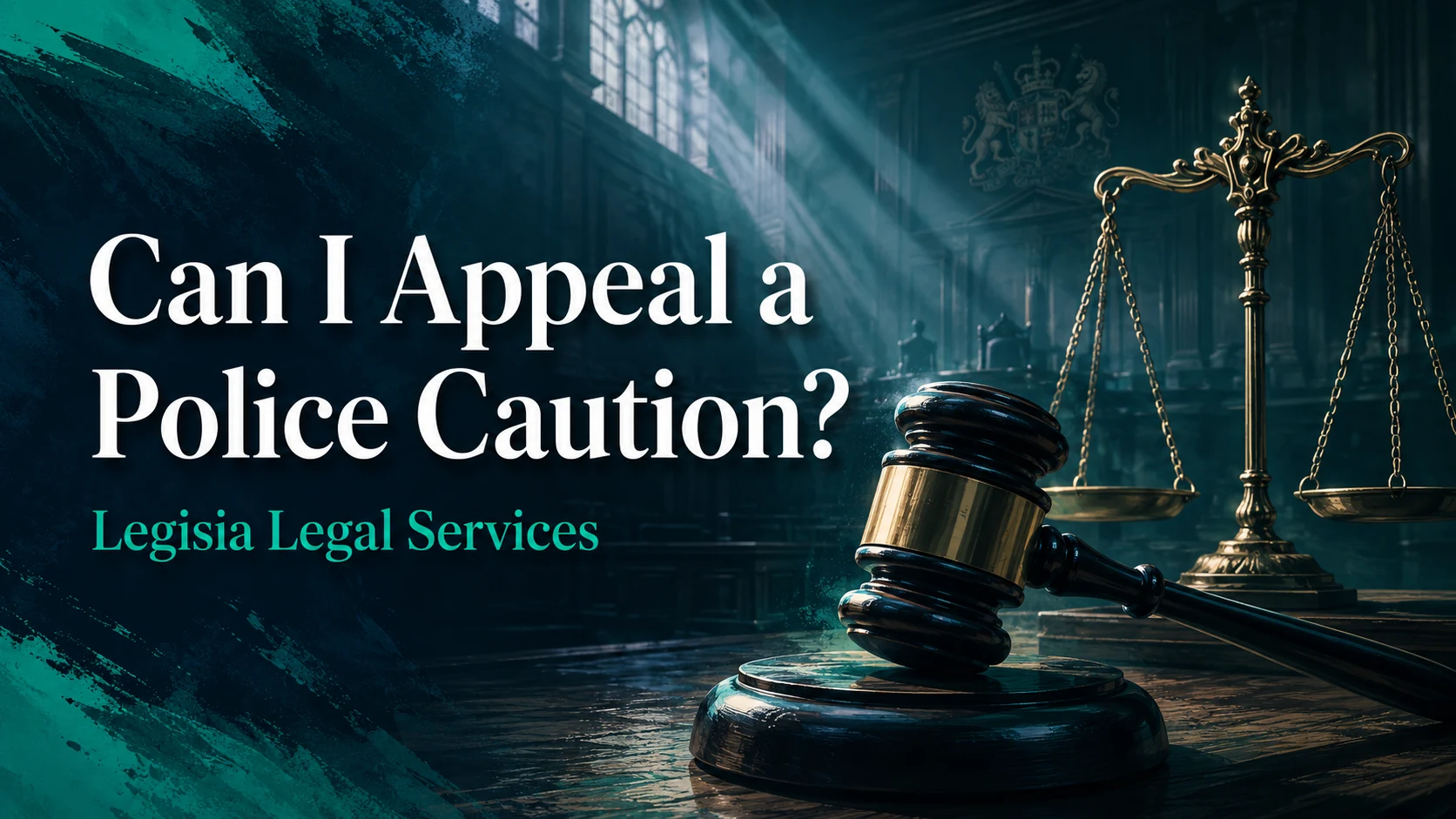 Judge’s gavel and scales of justice for advice on appealing a police caution